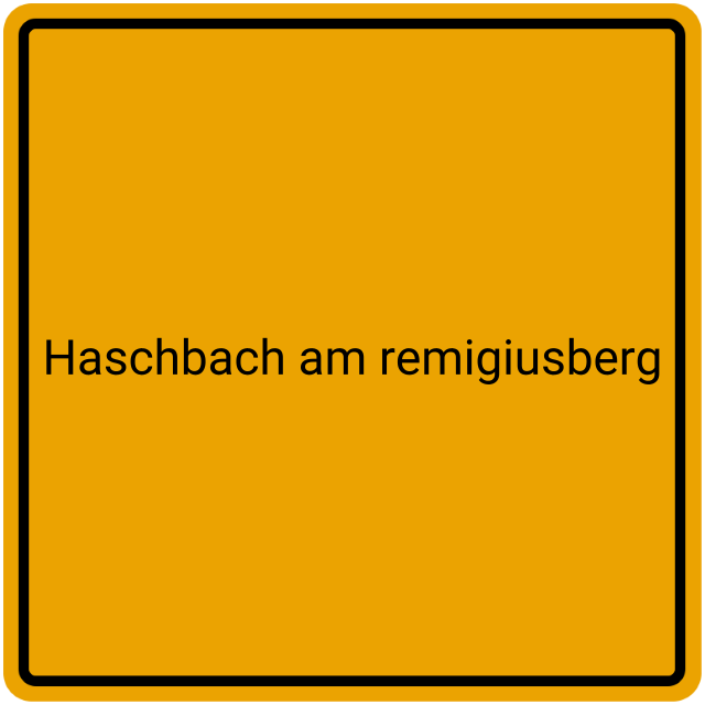 Meldebestätigung Haschbach am Remigiusberg
